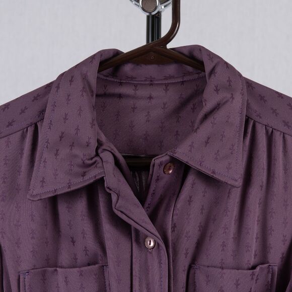 Vintage handmade 70s midi dress size S - Picture 8 of 9